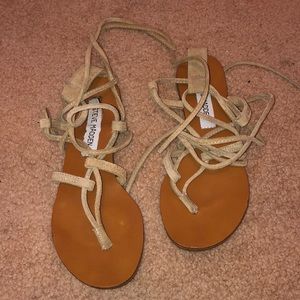 Steve Madden lace up sandals